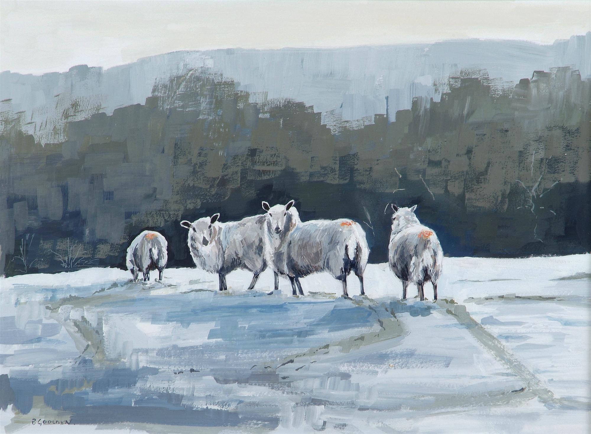 Barbara Goolden | Sheep in Snow